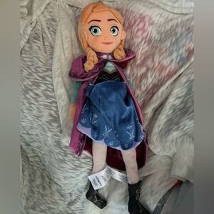 Disney store Frozen Anna Plush Doll